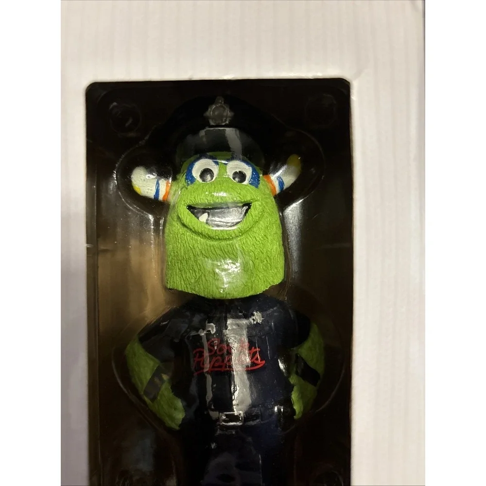 2025 Burlington Sock Puppets Socksquatch Bobblehead Officer Police SGA Appy